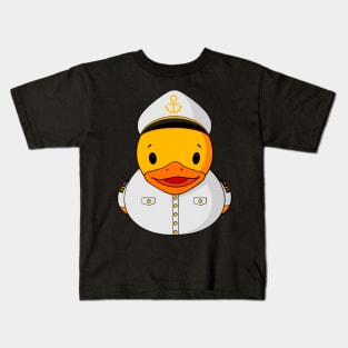 Ship Captain Rubber Duck Kids T-Shirt